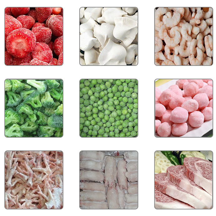 Industrial quick-frozen Seafood meat low temperature quick-freezing machine